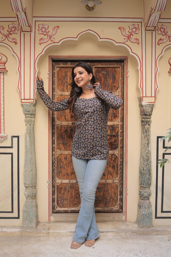 The Vira Jodha-Sleeve  Kurti