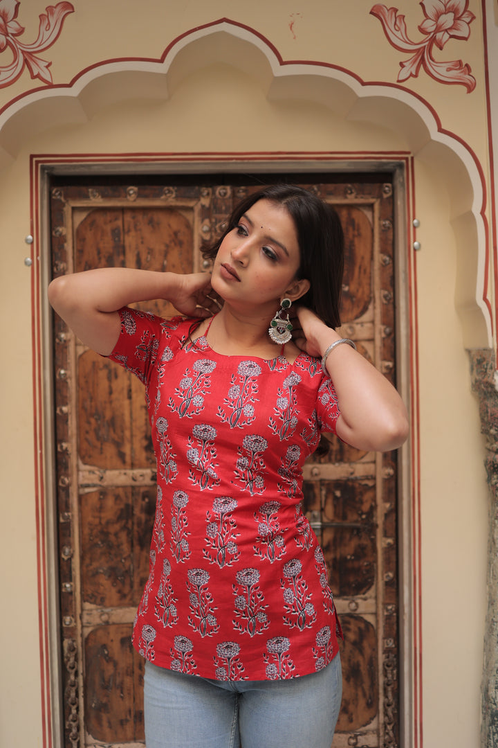 The Laila Tie-Up Corset Kurti