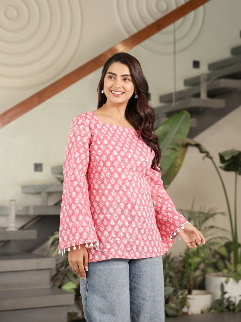 The Noor Kantha Corset Kurti