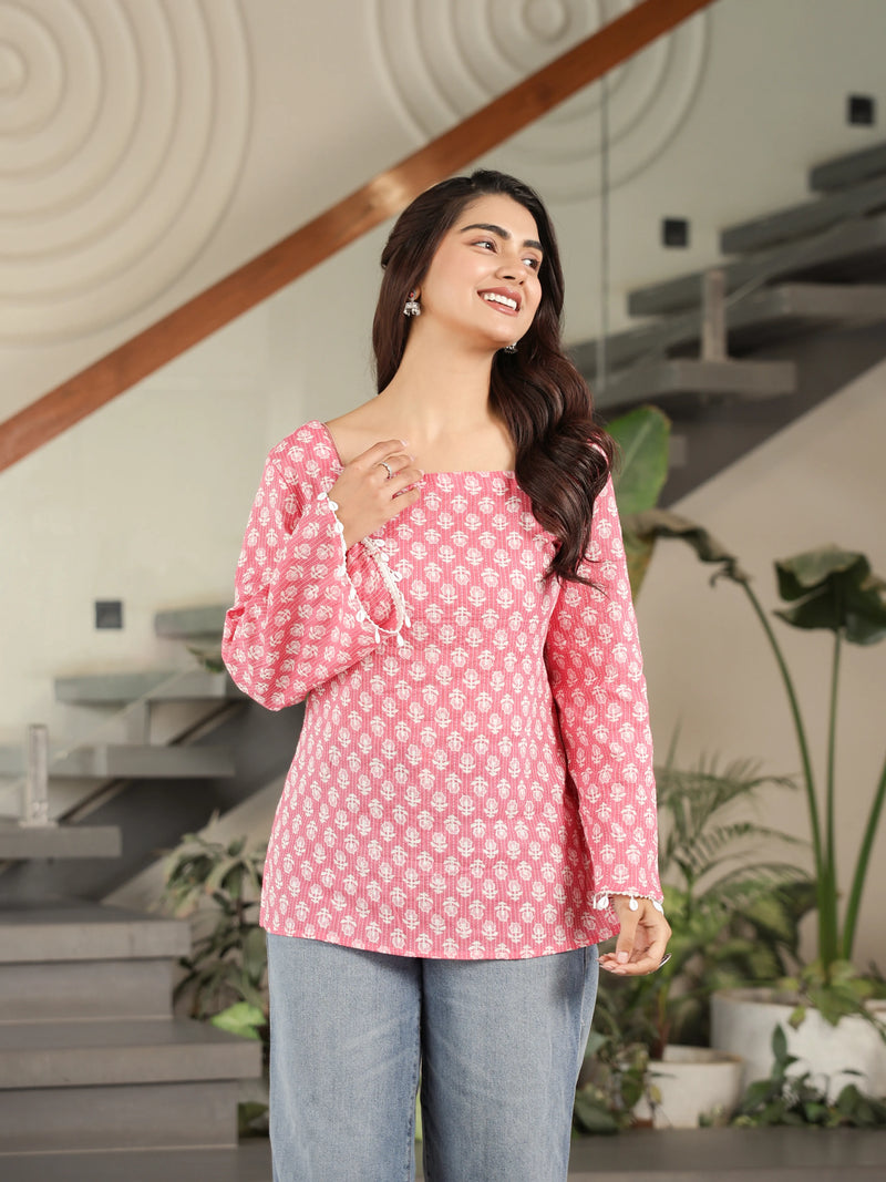 The Noor Kantha Corset Kurti