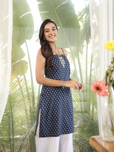 The Avni Strappy Backless Corset Kurti