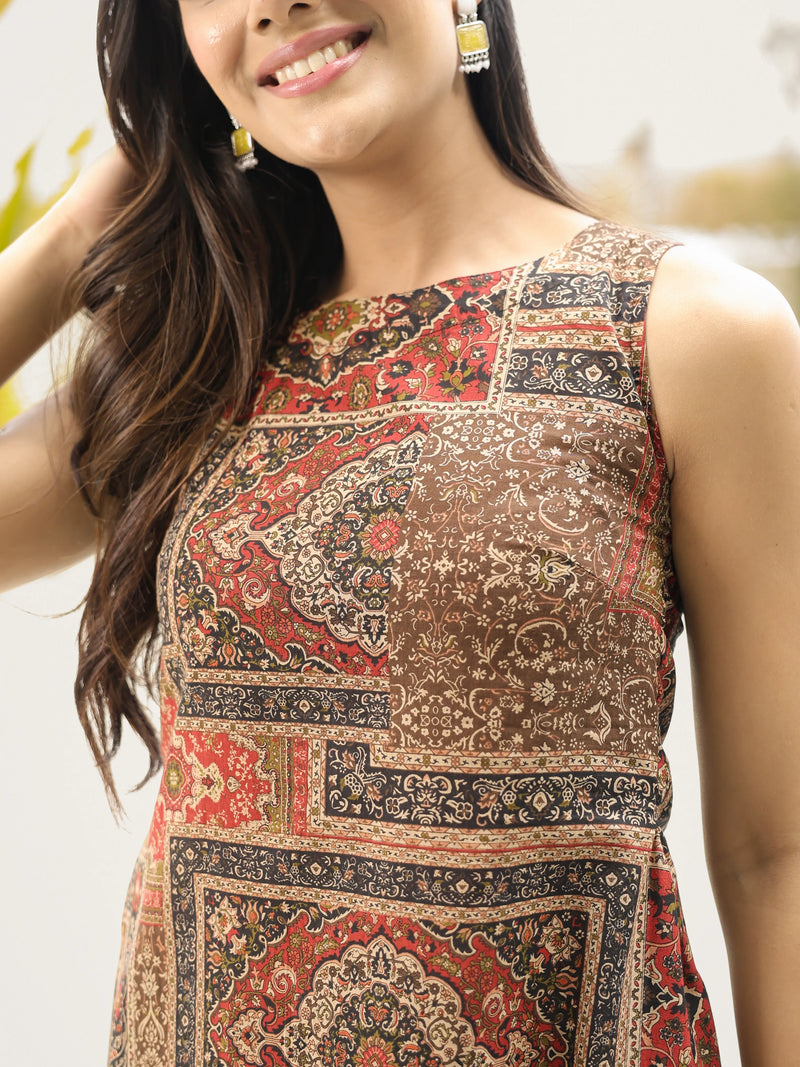 The Rivaaya Ajrakh Tiled Kurta-Pant Set