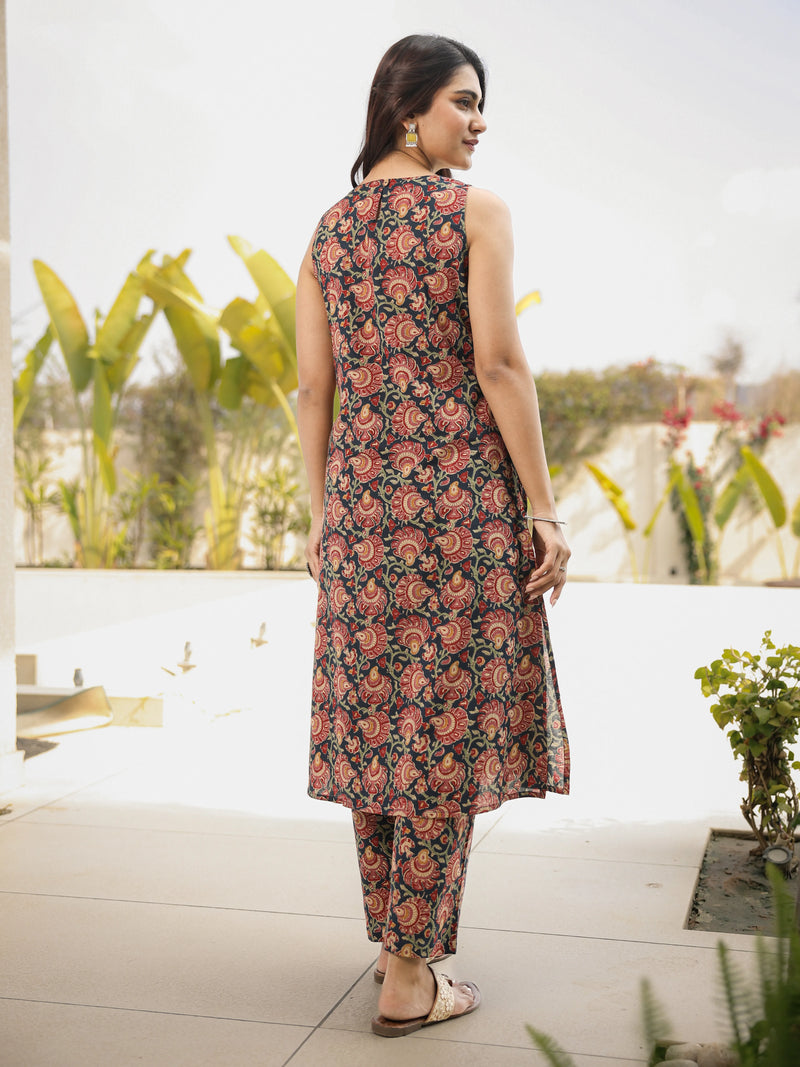 The Siya Sanganeri Floral Kurta-Pant Set