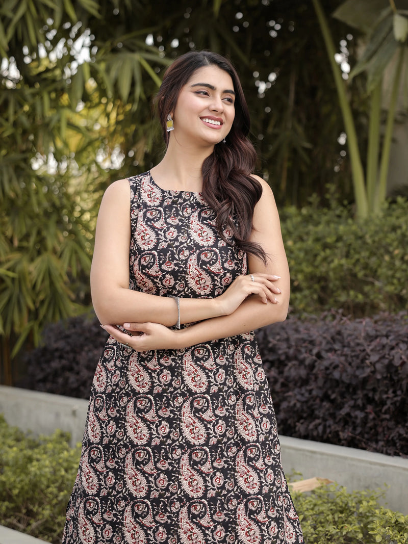The Kyra Ajrakh-Print Kurta-Pant Set