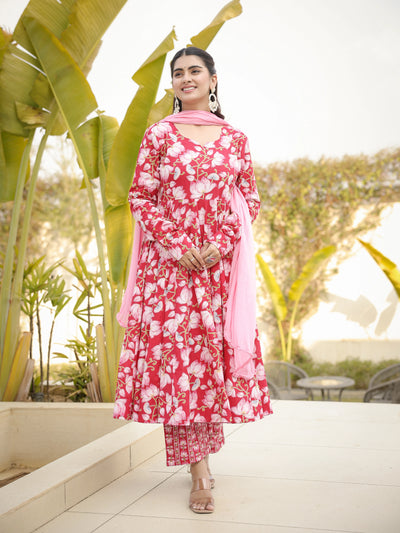Prisha – Floral Cotton Suit Set