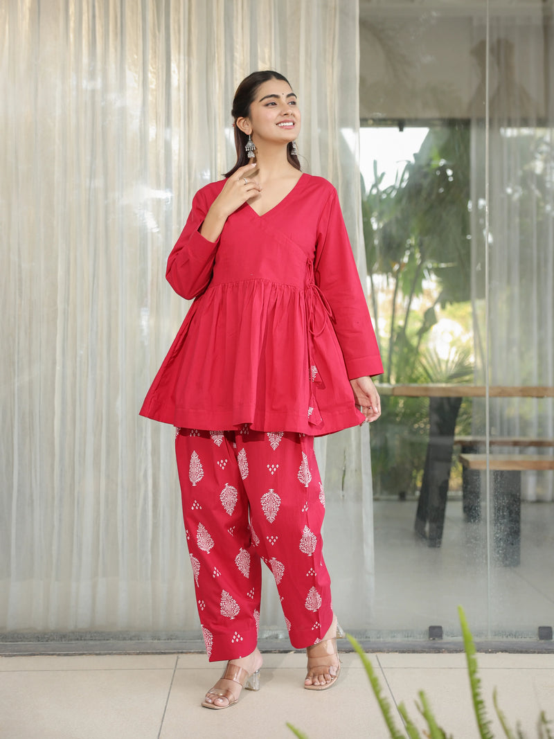 Rani – Rani Pink Cotton Co-ord Set