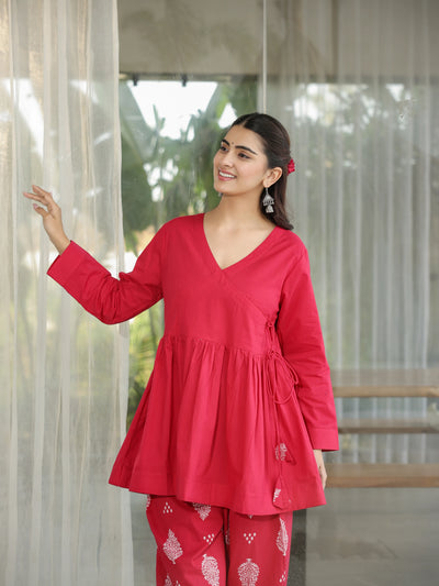 Rani – Rani Pink Cotton Co-ord Set