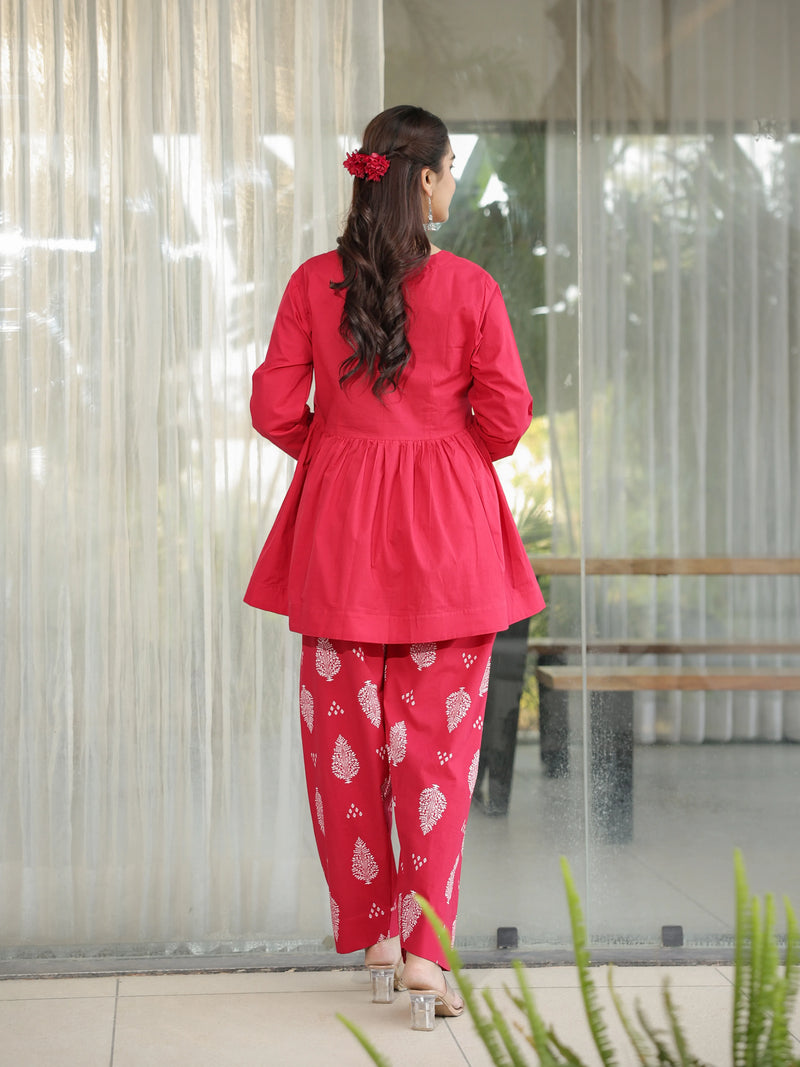 Rani – Rani Pink Cotton Co-ord Set