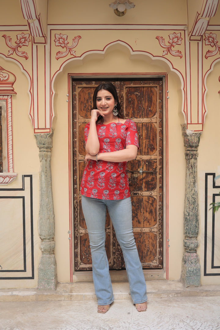 The Laila Tie-Up Corset Kurti