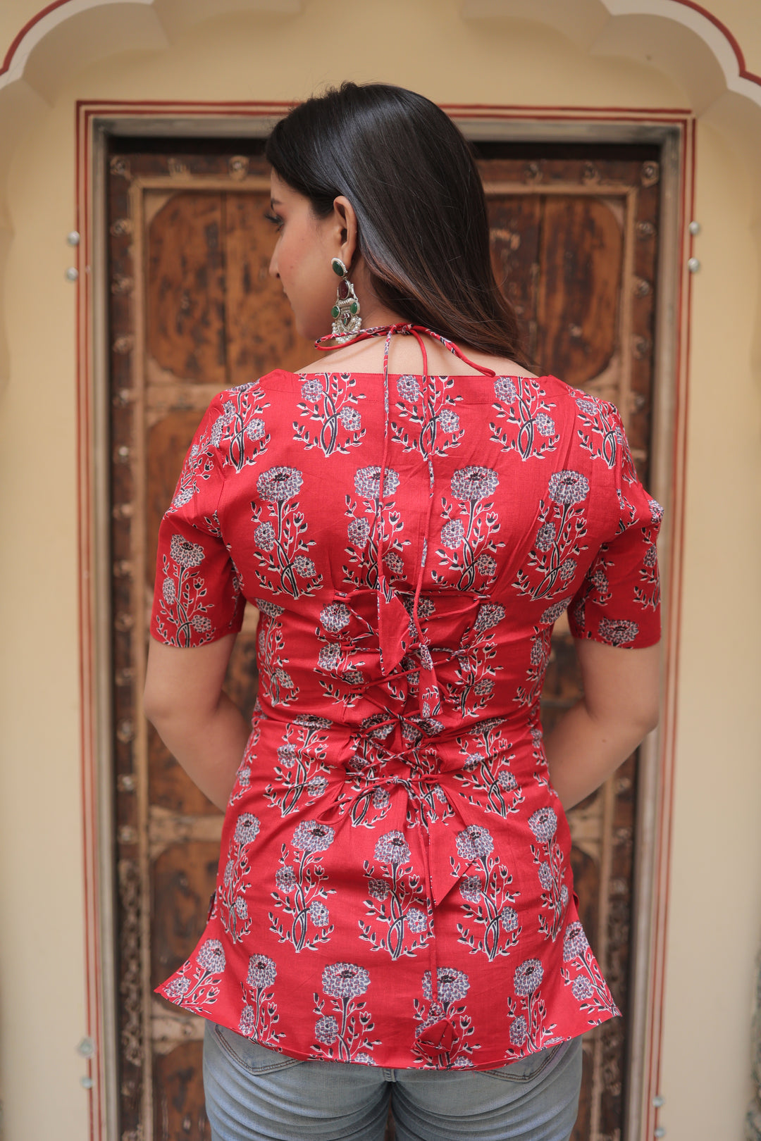 The Laila Tie-Up Corset Kurti