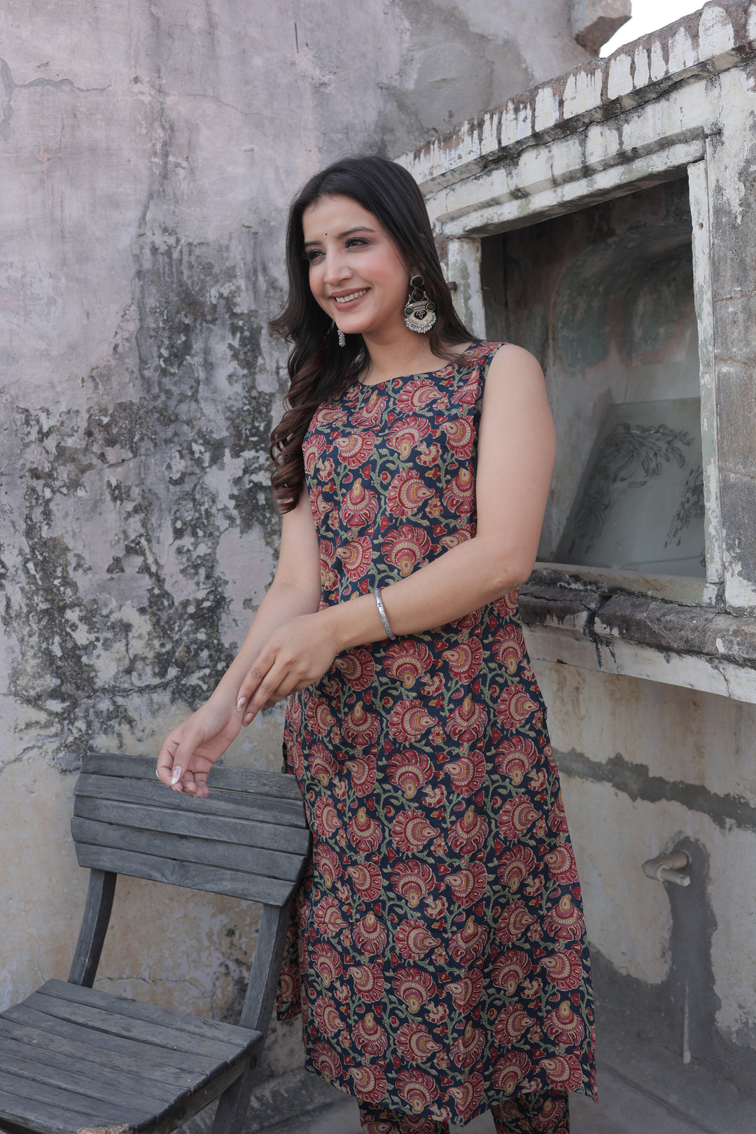 The Siya Sanganeri Floral Kurta-Pant Set