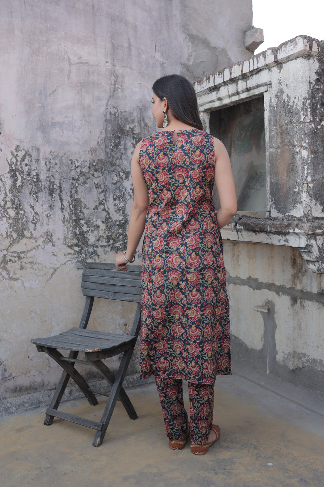 The Siya Sanganeri Floral Kurta-Pant Set